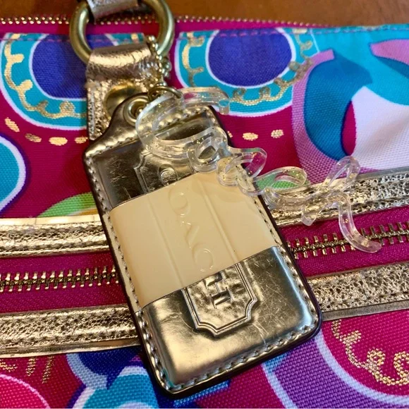 Coach Poppy Limited Edition Pop C Glam Tote Shoulder Bag - Picture 4 of 8